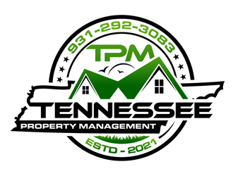 Tennessee Property Management (TPM) logo design by DreamLogoDesign