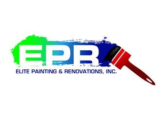 Elite Painting & Renovations, Inc. logo design by LogoInvent