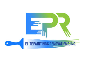 Elite Painting & Renovations, Inc. logo design by LogoInvent