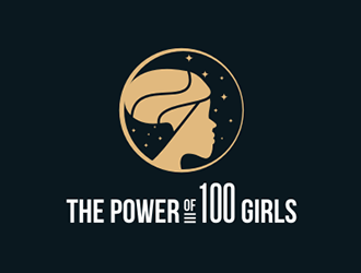 The Power of 100 Girls logo design by DuckOn