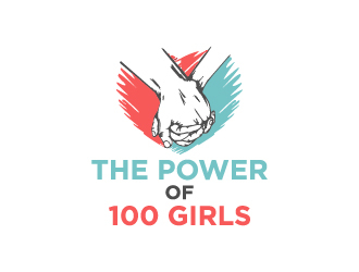 The Power of 100 Girls logo design by twomindz