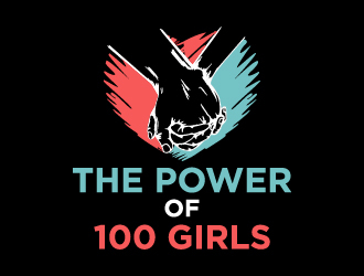 The Power of 100 Girls logo design by twomindz