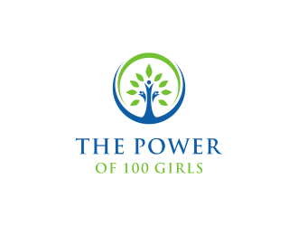 The Power of 100 Girls logo design by yossign