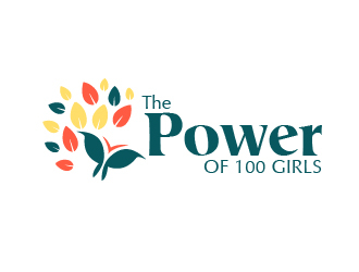 The Power of 100 Girls logo design by fawadyk