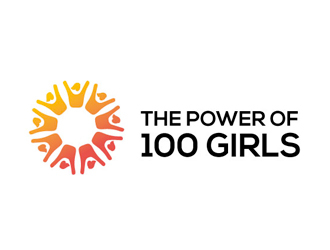 The Power of 100 Girls logo design by gogo