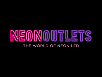 neonoutlets  logo design by akilis13