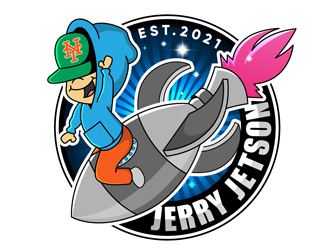 Jerry Jetson logo design by DreamLogoDesign