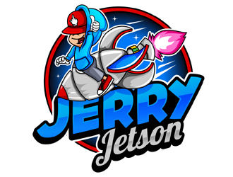 Jerry Jetson logo design by DreamLogoDesign