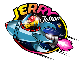 Jerry Jetson logo design by DreamLogoDesign