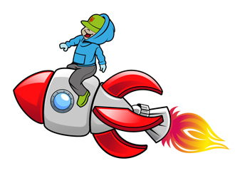 Jerry Jetson logo design by DreamLogoDesign