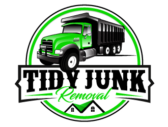 Tidy Junk Removal logo design by ElonStark