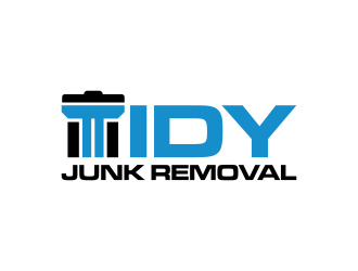 Tidy Junk Removal logo design by javaz