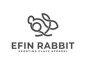 EFIN RABBIT Sporting Clays Apparel logo design by Galfine