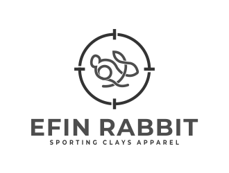 EFIN RABBIT Sporting Clays Apparel logo design by Galfine