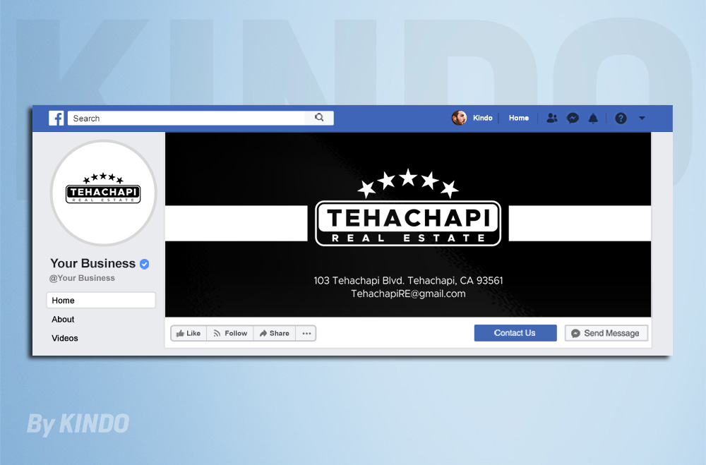 Tehachapi Real Estate  logo design by Kindo