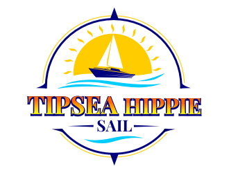 Tipsea Hippie Sail logo design by rgb1