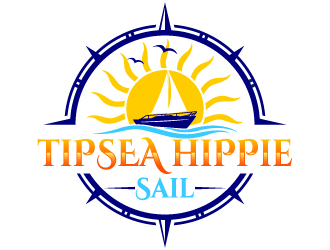 Tipsea Hippie Sail logo design by Suvendu