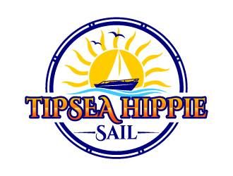 Tipsea Hippie Sail logo design by Suvendu