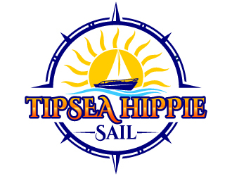 Tipsea Hippie Sail logo design by Suvendu