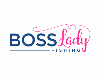 Boss Lady Fishing logo design by hidro