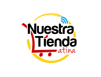 Nuestra Tienda Latina logo design by kimora