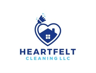 Heartfelt Cleaning LLC logo design by Alfatih05