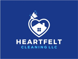 Heartfelt Cleaning LLC logo design by Alfatih05