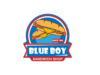 Blue Boy Sandwich Shop logo design by Rexi_777