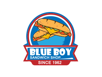 Blue Boy Sandwich Shop logo design by Rexi_777
