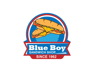 Blue Boy Sandwich Shop logo design by Rexi_777