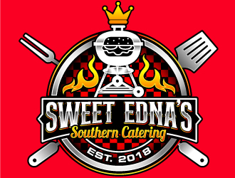 Sweet Ednas Southern Catering logo design by Suvendu
