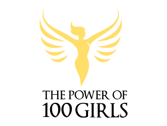 The Power of 100 Girls logo design by JessicaLopes