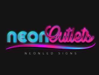 neonoutlets  logo design by Godvibes