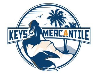 Keys Mercantile logo design by DreamLogoDesign