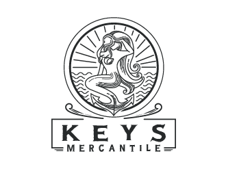 Keys Mercantile logo design by Bl_lue