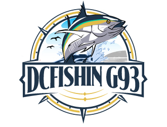 DC fishing logo design by ElonStark