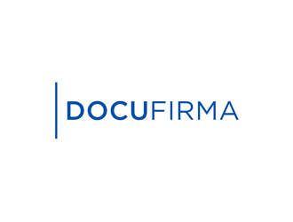 DocuFirma logo design by alby