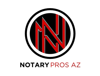 Notary Pros AZ or Notary Signing Pros  logo design by protein