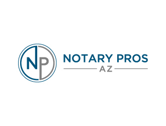 Notary Pros AZ or Notary Signing Pros  logo design by labo
