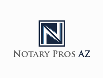 Notary Pros AZ or Notary Signing Pros  logo design by DuckOn