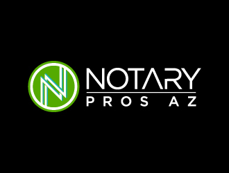 Notary Pros AZ or Notary Signing Pros  logo design by pilKB