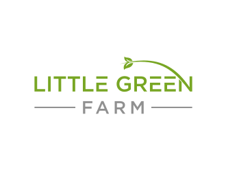 Little Green Farm logo design by mbamboex