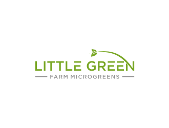 Little Green Farm logo design by mbamboex