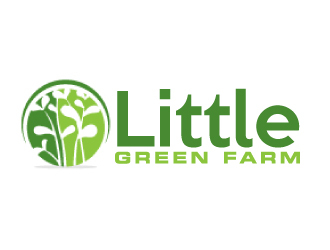Little Green Farm logo design by ElonStark