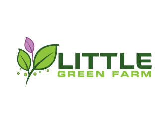 Little Green Farm logo design by ElonStark