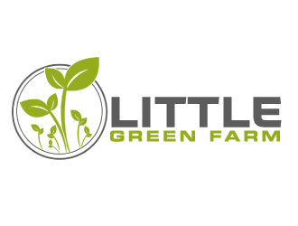 Little Green Farm logo design by ElonStark