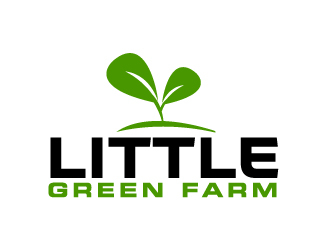 Little Green Farm logo design by ElonStark