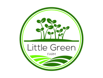 Little Green Farm logo design by jetzu