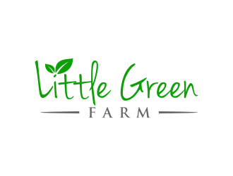 Little Green Farm logo design by GassPoll