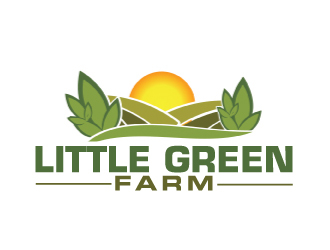 Little Green Farm logo design by ElonStark